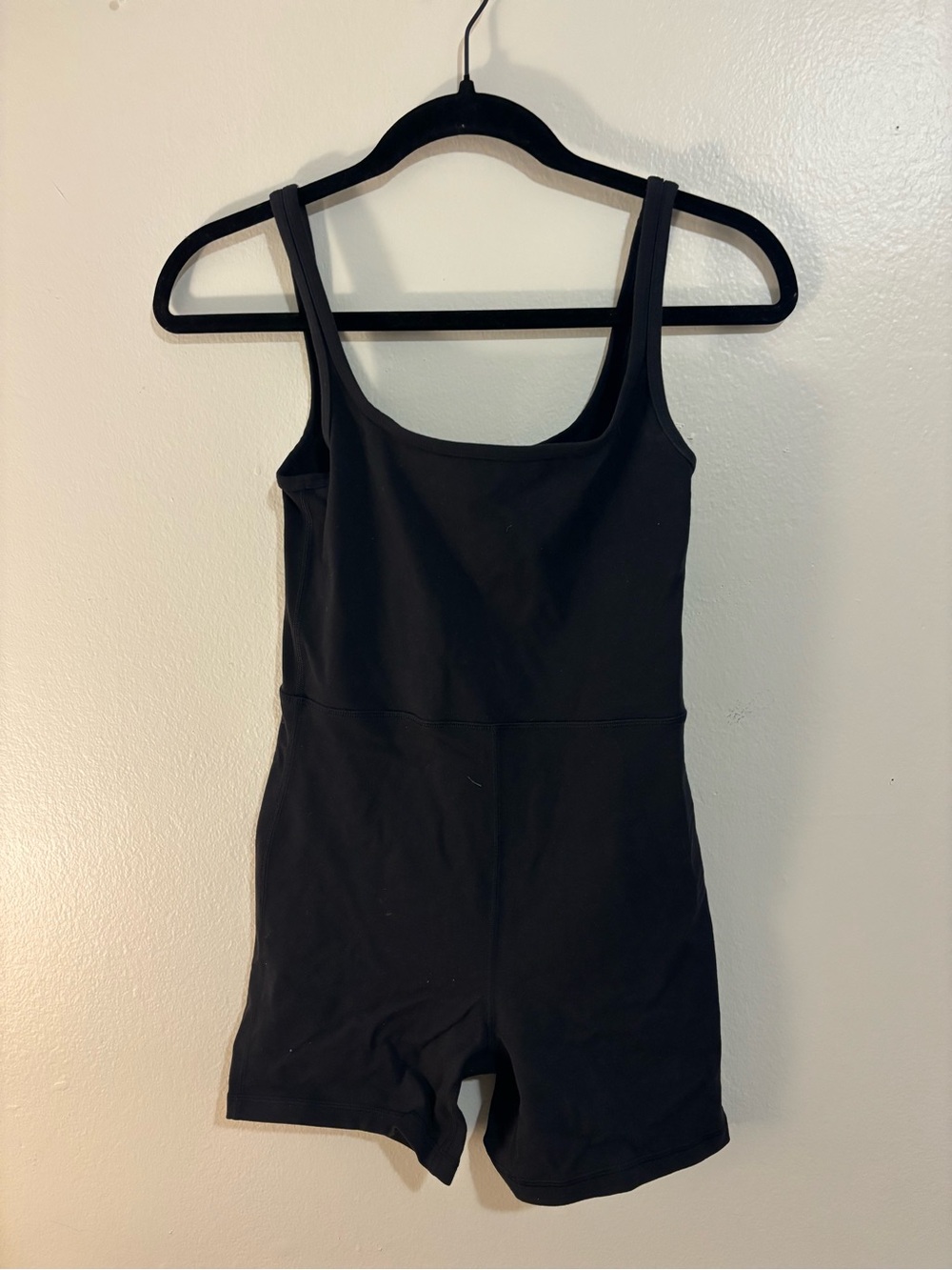 Aritzia Black Tank One-Piece Romper